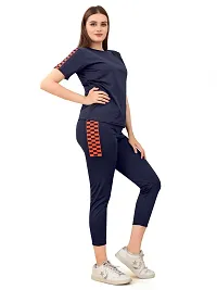 Ocean Drive Stretchable casual T-shirt and Trousers for Women's and Girls-thumb1