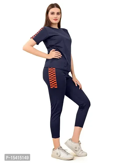 Ocean Drive Stretchable casual T-shirt and Trousers for Women's and Girls-thumb2