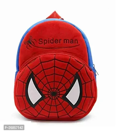 Stylish Red Spiderman School Bags For Kids Pack Of 1-thumb0