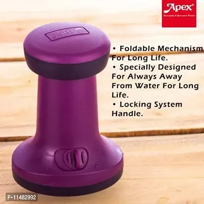 APEX Vegetable Push Chopper || Ideal for Vegetables and Fruits || Hand Press Food Chopper || Stainless Steel Blade-thumb5