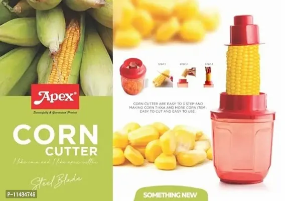 SHREE GANESH Corn Cutter with Unbreakable Material, Plastic Hand & Corn Cutter (Multi)-thumb4