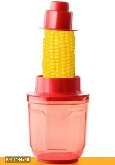 SHREE GANESH Corn Cutter with Unbreakable Material, Plastic Hand & Corn Cutter (Multi)-thumb0