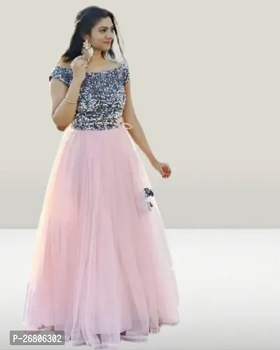 net pink dresses for women-thumb0