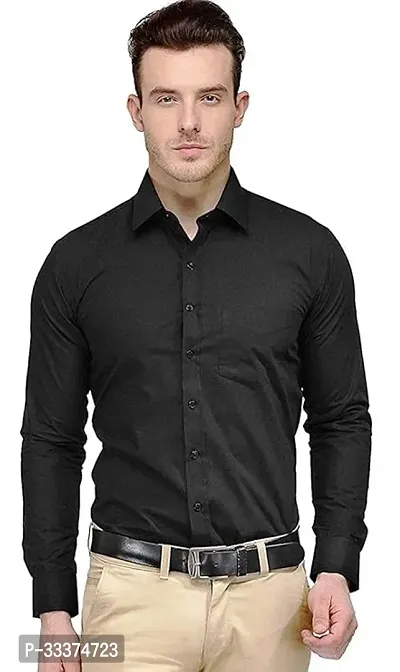 Stylish Cotton Blend Solid Casual Shirt for Men