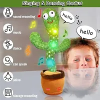 Dancing Cactus, Singing Cactus Toy, Cactus Plush Toy for Home Decoration and Children Playing Without Recording Function-thumb3