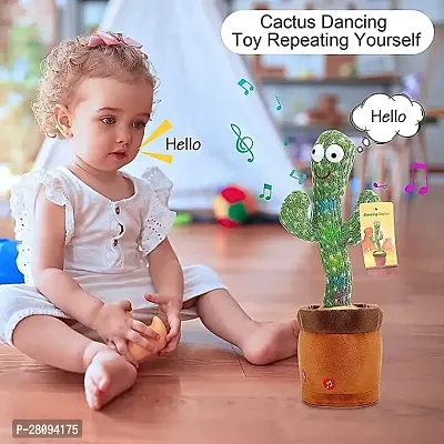 Dancing Cactus, Singing Cactus Toy, Cactus Plush Toy for Home Decoration and Children Playing Without Recording Function-thumb2