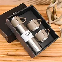 Vacuum Flask Set Stainless Steel Drinking Metal Water Bottle Gift High Quality Vacuum Flask Bottle - 500ml-thumb3