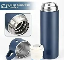Vacuum Flask Set Stainless Steel Drinking Metal Water Bottle Gift High Quality Vacuum Flask Bottle - 500ml-thumb4