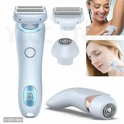 Modern Rechargeable Painless Hair Trimmer and Shaver For Women-thumb0