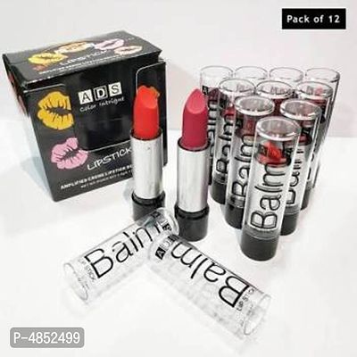 Premium Ads Combo Balm Matte Lipstick - Set Of 12-thumb2