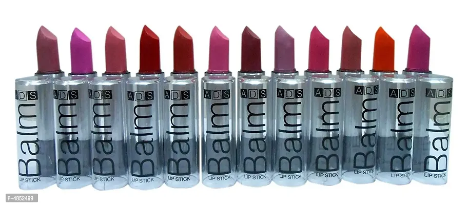 Premium Ads Combo Balm Matte Lipstick - Set Of 12-thumb3