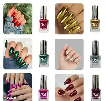 Multicolored Nail Polish Pack Of 6-thumb0