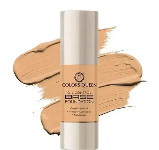 Oil Control Base Foundation Combination of Primer,