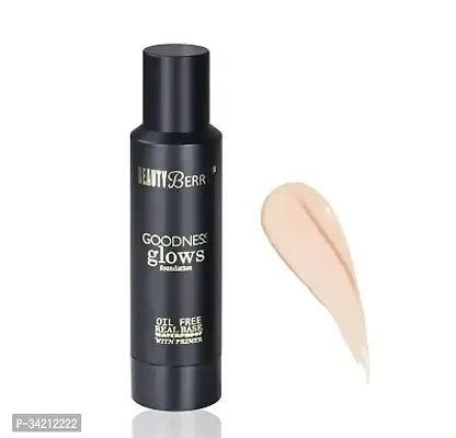 Foundation Oil Free Real Base Water Proof With Base Primer (Ivory))