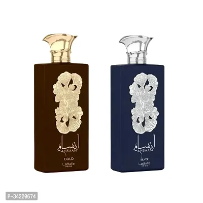 Long Lasting Fragrance Perfume Gold  Silver EDP-100ml