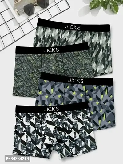 Stylish Cotton Printed Trunk For Men Combo Of 4-thumb0