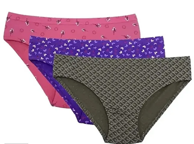 Snappy Panty for Women | Panties for Women's | Panties for Women Combo Pack | Panty Set for Women | Underwear Panty Combo Pack of 3, XL