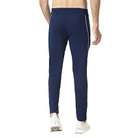 Men Stylish Slim Fit Dual Two Side Zipper Pockets Polyester Track Pant-thumb1