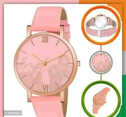 Stylish Pink Watch For Girls And Women, Pack Of 1