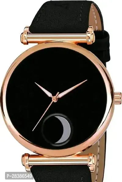 Stylish Black Watch For Girls And Women, Pack Of 1