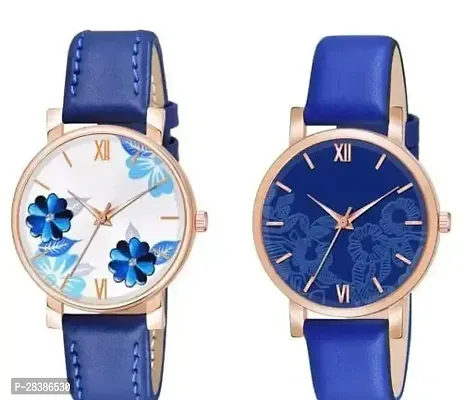 Stylish Multicoloured Watch For Girls And Women, Pack Of 2