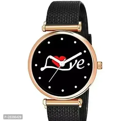 Stylish Black Watch For Girls And Women, Pack Of 1