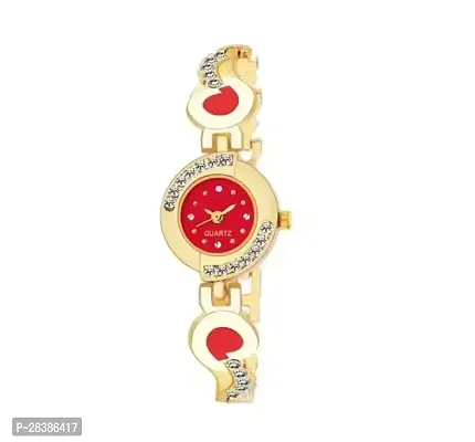 Stylish Golden Watch For Girls And Women, Pack Of 1-thumb0