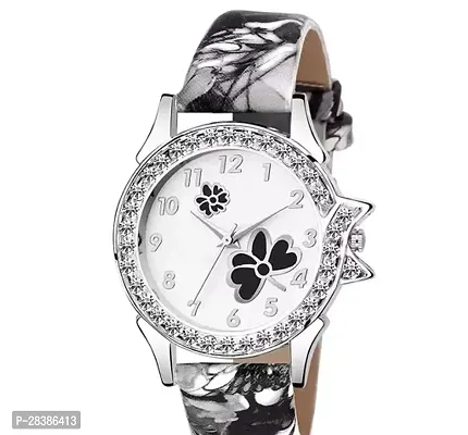 Stylish Black Watch For Girls And Women, Pack Of 1-thumb0