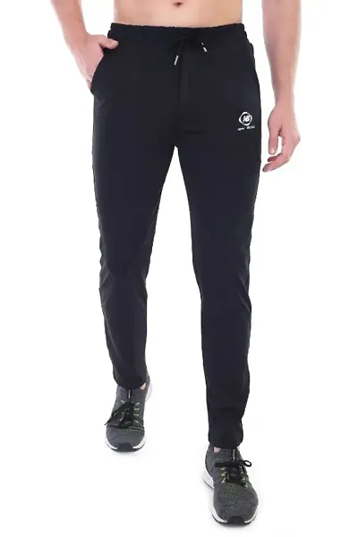 Stylish Sports Trackpants For Men(Black)