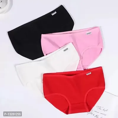 Pack of 4 Women Bikini Multicolor Panty