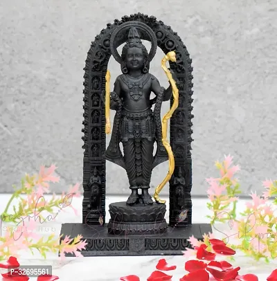 Ayodhya Ram Lalla Murti Statue Showpiece Idols For Home Decor Decoration Gift Gifting Items Gold 7 Inch-thumb0