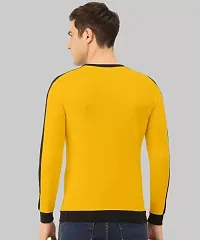 Comfortable Yellow Cotton Tees For Men-thumb1