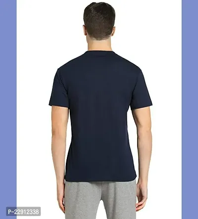 Comfortable Black Cotton Tees For Men-thumb2