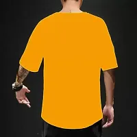 Comfortable Yellow Cotton Tees For Men-thumb1