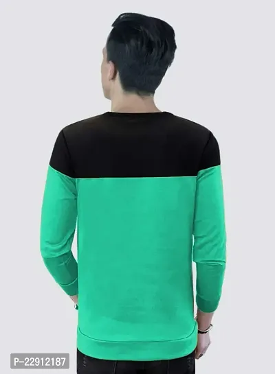 Comfortable Green Cotton Tees For Men-thumb2