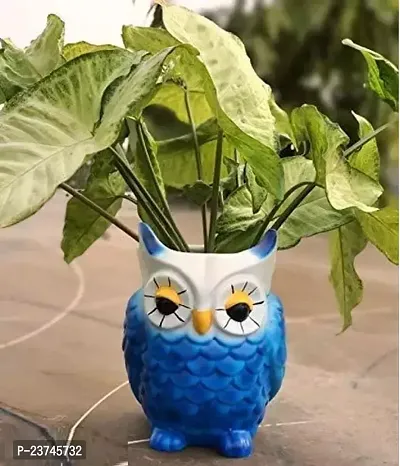 Resin Cute Owl Shape Planter Pot Succulent Planter Pot