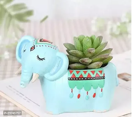 Resin Cute Elephand Modern Design Succulent Mini Pot-thumb0