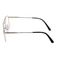 Bluex Blue Cut Computer Glasses Anti Glare and UV Light Blocking Spectacles Square Metal Frame  For Men And Women-thumb3