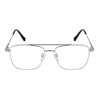 Bluex Blue Cut Computer Glasses Anti Glare and UV Light Blocking Spectacles Square Metal Frame  For Men And Women-thumb1