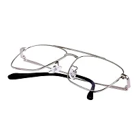 Bluex Blue Cut Computer Glasses Anti Glare and UV Light Blocking Spectacles Square Metal Frame  For Men And Women-thumb4