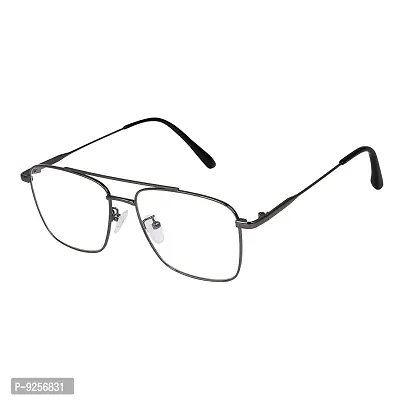 Bluex Blue Cut Computer Glasses Anti Glare and UV Light Blocking Spectacles Square Metal Frame  For Men And Women