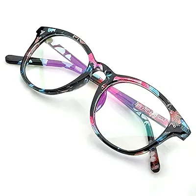 Rich Club Blue Light Blocking Blue Cut Anti Glare Round Glasses Men and Women for Eye Protection from UV by Computer/Tablet/Laptop/Mobile
