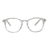 Rich Club Blue Light Blocking Zero Power Anti-Glare Combo of 2 Clear & Printed Eyeglasses Frame for Eye Protection from Computer/Tablet/Laptop/Mobile with Lens Cleaner-thumb2