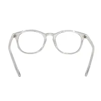 Rich Club Blue Light Blocking Zero Power Anti-Glare Combo of 2 Clear & Printed Eyeglasses Frame for Eye Protection from Computer/Tablet/Laptop/Mobile with Lens Cleaner-thumb4