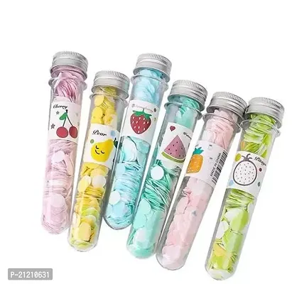 Paper Soap For Hand Wash 6 Pc Flower design Tube Shape Paper Soap Bottle For Washing Hand Multicolors(Pack of 6)-thumb0