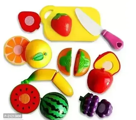 Noxxi Fruits Play Food Toys for Kids Fruit Toys Set for Kids Role Play Kitchen Toys for Kids