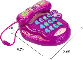Baby Phone Toy, Educational Pretend Mobile Phone with Lights and Music Toy for Kids Boy and Girls (Multicolor)-thumb1
