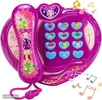 Baby Phone Toy, Educational Pretend Mobile Phone with Lights and Music Toy for Kids Boy and Girls (Multicolor)-thumb4