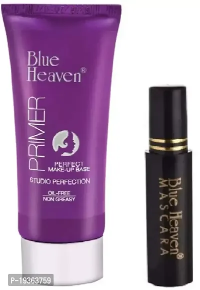 Blue Heaven Primer Perfect Base With Liquid Mascara Primer - 35 g (Purple)