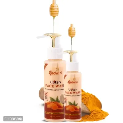 Ubtan Face Wash with Turmeric  Saffron for Tan removal and Skin brightning for All Skin Type